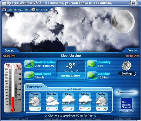 My free Weather V2.15